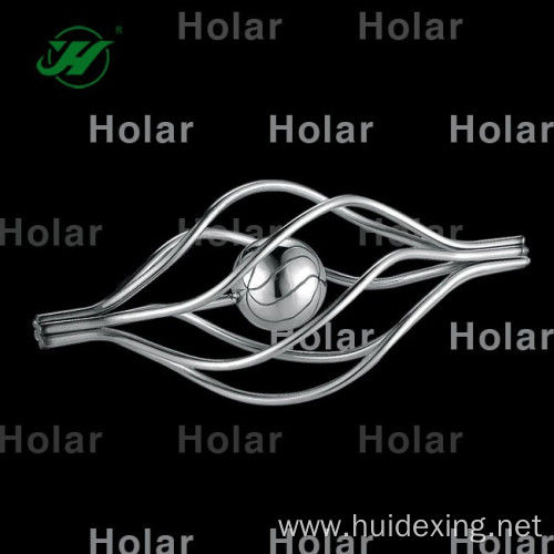 Inox steel balcony railing ornament design